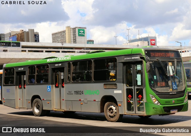 Viação Piracicabana Distrito Federal 119024 na cidade de Brasília, Distrito Federal, Brasil, por Busologia Gabrielística. Número da foto: #12903576.