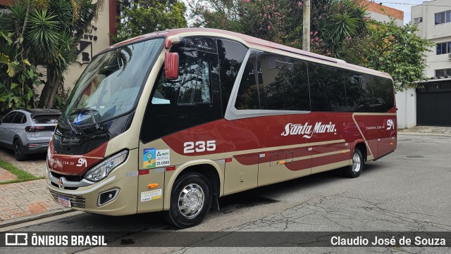 Santa Maria Fretamento e Turismo > Transportes Santa Maria(SP) 235 na cidade de São Paulo, São Paulo, Brasil, por Claudio José de Souza. Número da foto: #12904401.