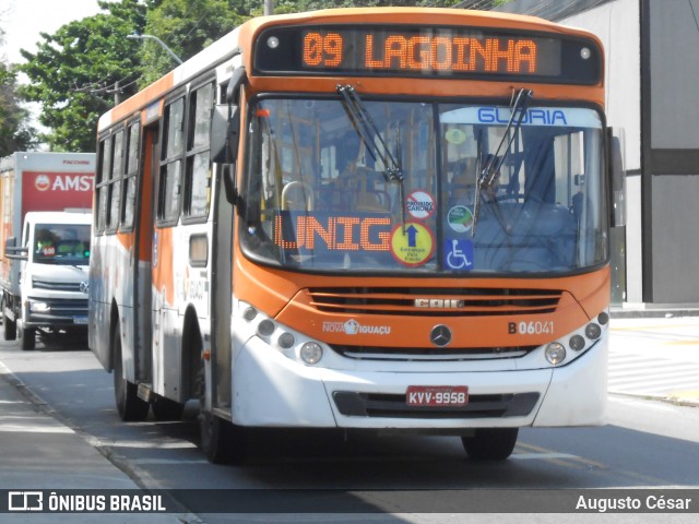 Expresso Nossa Senhora da Glória B06041 na cidade de Nova Iguaçu, Rio de Janeiro, Brasil, por Augusto César. Número da foto: #12902800.
