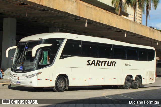 Saritur - Santa Rita Transporte Urbano e Rodoviário 33000 na cidade de Belo Horizonte, Minas Gerais, Brasil, por Luciano Formiga. Número da foto: #12904715.