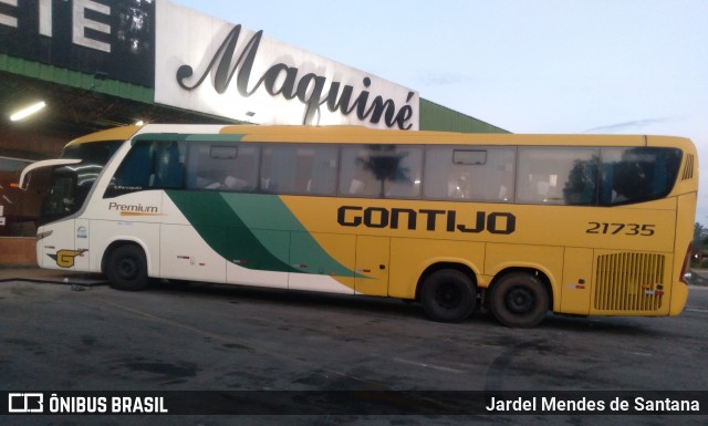 Empresa Gontijo de Transportes 21735 na cidade de Caetanópolis, Minas Gerais, Brasil, por Jardel Mendes de Santana. Número da foto: #12905879.
