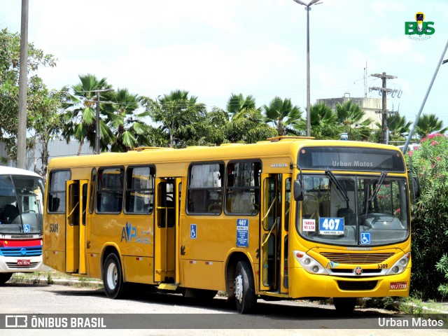 AVP - Auto Viação Paraíso 5309 na cidade de Aracaju, Sergipe, Brasil, por Urban Matos. Número da foto: #12906872.