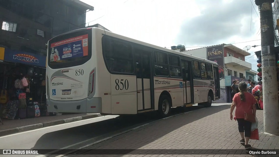 Auto Ônibus Moratense 850 na cidade de Francisco Morato, São Paulo, Brasil, por Otavio Barbosa. Número da foto: #12905990.