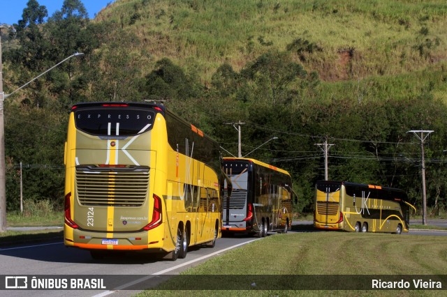 Expresso JK 23124 na cidade de Aparecida, São Paulo, Brasil, por Ricardo Vieira. Número da foto: #12906257.