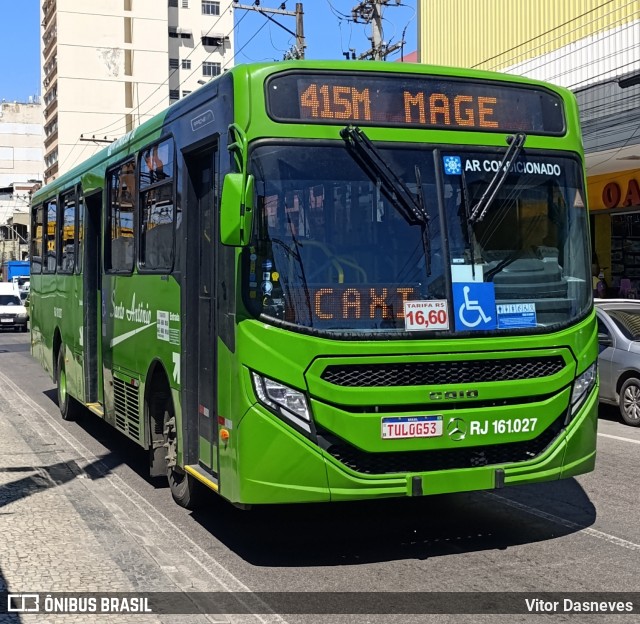 Transportes Santo Antônio RJ 161.027 na cidade de Duque de Caxias, Rio de Janeiro, Brasil, por Vitor Dasneves. Número da foto: #12905897.