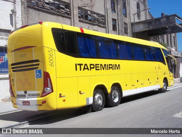 Viação Itapemirim 60065 na cidade de Rio de Janeiro, Rio de Janeiro, Brasil, por Marcelo Horta. Número da foto: #12907907.