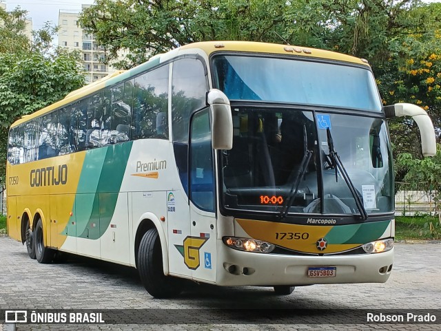 Empresa Gontijo de Transportes 17350 na cidade de São José dos Campos, São Paulo, Brasil, por Robson Prado. Número da foto: #12906111.