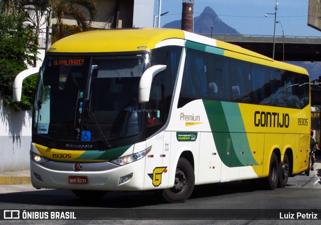 Empresa Gontijo de Transportes 19305 na cidade de Rio de Janeiro, Rio de Janeiro, Brasil, por Luiz Petriz. Número da foto: #12907327.
