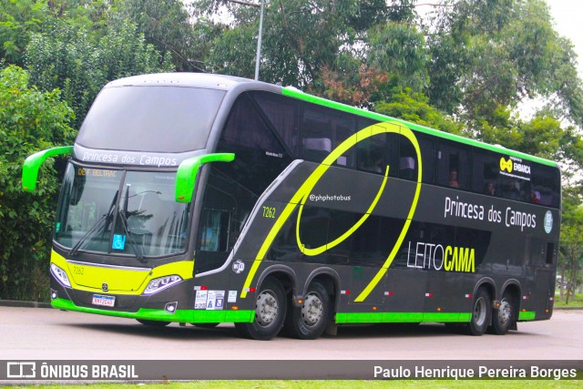 Expresso Princesa dos Campos 7262 na cidade de Curitiba, Paraná, Brasil, por Paulo Henrique Pereira Borges. Número da foto: #12907233.