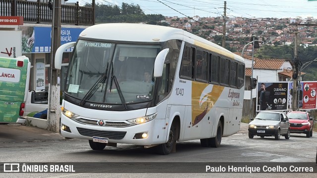 Expresso Balitur 1040 na cidade de Capelinha, Minas Gerais, Brasil, por Paulo Henrique Coelho Correa. Número da foto: #12906812.