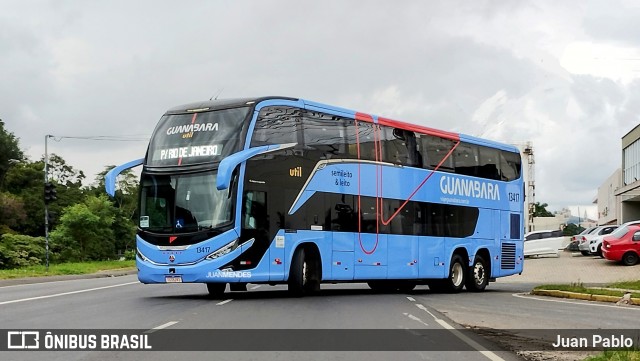 UTIL - União Transporte Interestadual de Luxo 13417 na cidade de Juiz de Fora, Minas Gerais, Brasil, por Juan Pablo. Número da foto: #12905163.