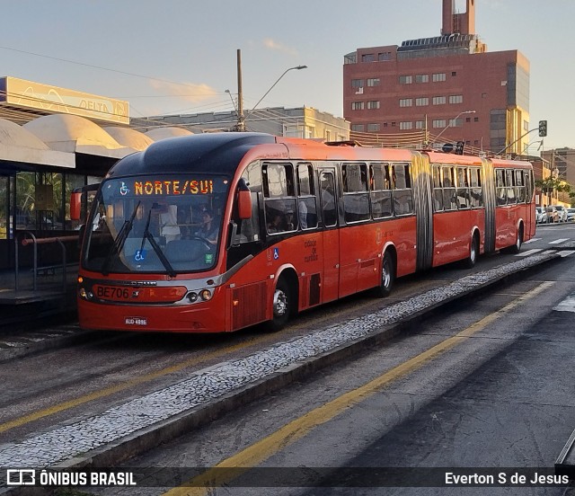 Transporte Coletivo Glória BE706 na cidade de Curitiba, Paraná, Brasil, por Everton S de Jesus. Número da foto: #12907236.