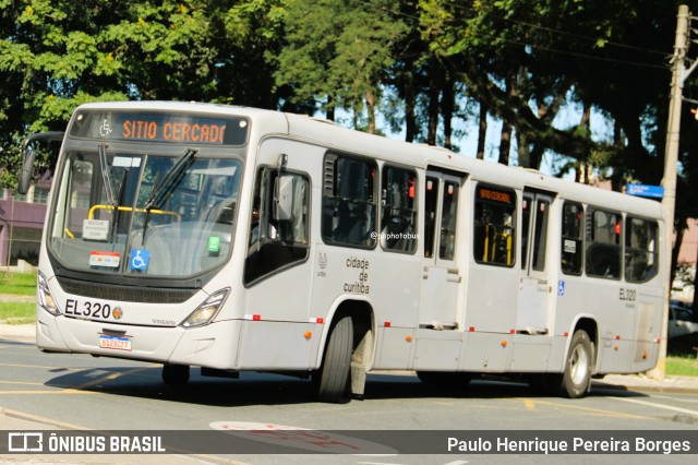 Auto Viação São José dos Pinhais EL320 na cidade de Curitiba, Paraná, Brasil, por Paulo Henrique Pereira Borges. Número da foto: #12906852.
