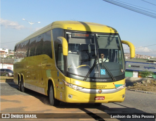 Viação Itapemirim 8901 na cidade de Caruaru, Pernambuco, Brasil, por Lenilson da Silva Pessoa. Número da foto: #12907559.