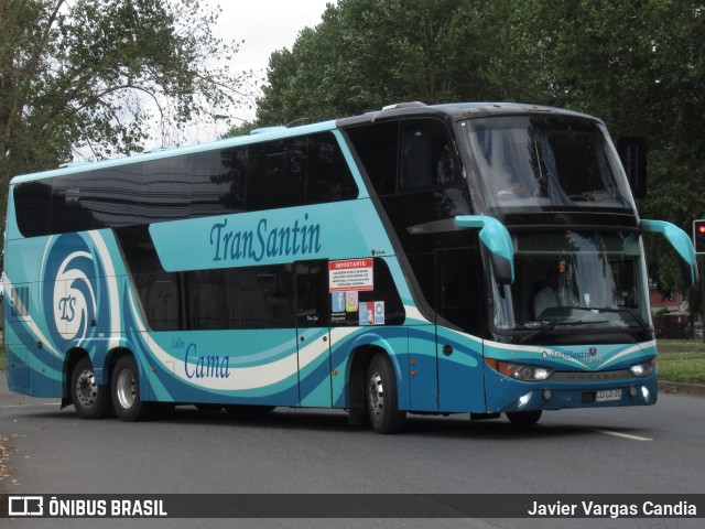 TranSantin JJLG21 na cidade de Temuco, Cautín, Araucanía, Chile, por Javier Vargas Candia. Número da foto: #12905064.