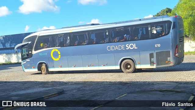 Viação Cidade Sol 8710 na cidade de Cruz das Almas, Bahia, Brasil, por Flávio  Santos. Número da foto: #12909372.