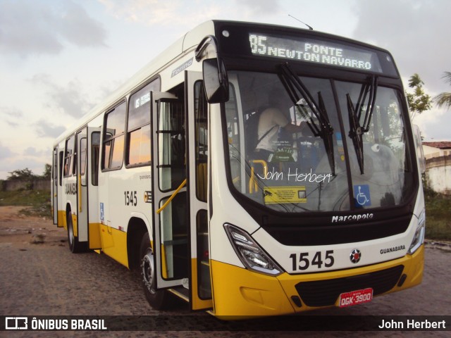 Transportes Guanabara 1545 na cidade de Natal, Rio Grande do Norte, Brasil, por John Herbert. Número da foto: #12910958.