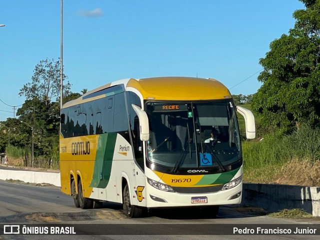 Empresa Gontijo de Transportes 19670 na cidade de Escada, Pernambuco, Brasil, por Pedro Francisco Junior. Número da foto: #12910768.