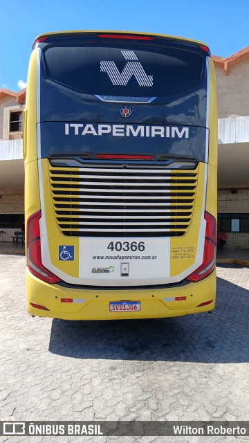 Viação Nova Itapemirim 40366 na cidade de Governador Valadares, Minas Gerais, Brasil, por Wilton Roberto. Número da foto: #12909817.