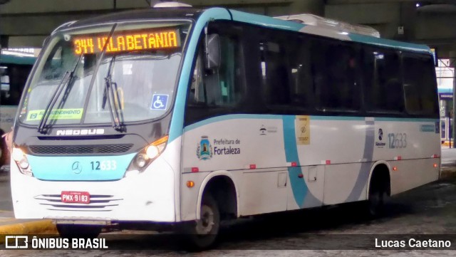 Auto Viação São José 12633 na cidade de Fortaleza, Ceará, Brasil, por Lucas Caetano. Número da foto: #12910554.