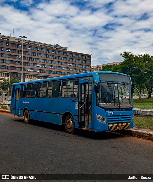 Taguatur - Taguatinga Transporte e Turismo 05751 na cidade de Brasília, Distrito Federal, Brasil, por Jailton Souza. Número da foto: #12909986.