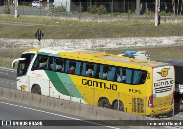 Empresa Gontijo de Transportes 19355 na cidade de Resende, Rio de Janeiro, Brasil, por Leonardo Daniel. Número da foto: #12909570.