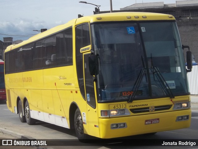 Viação Itapemirim 45313 na cidade de Rio de Janeiro, Rio de Janeiro, Brasil, por Jonata Rodrigo. Número da foto: #12909131.
