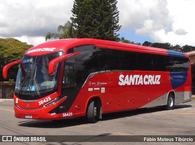 Viação Santa Cruz 38425 na cidade de Três Corações, Minas Gerais, Brasil, por Fábio Mateus Tibúrcio. Número da foto: #12909085.