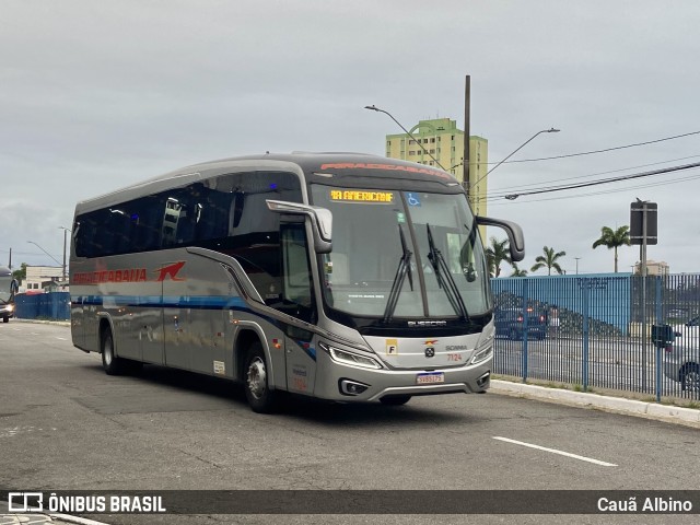 Viação Piracicabana 7124 na cidade de Praia Grande, São Paulo, Brasil, por Cauã Albino. Número da foto: #12909291.
