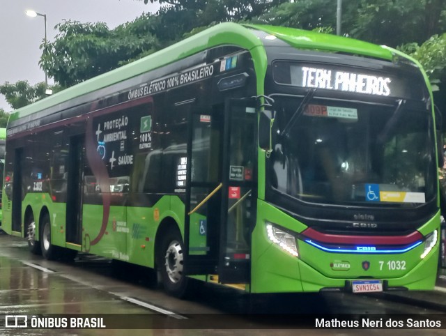 Viação Campo Belo 7 1032 na cidade de São Paulo, São Paulo, Brasil, por Matheus Neri dos Santos. Número da foto: #12908388.