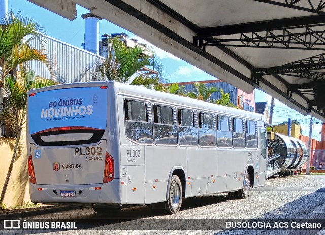 SPE VIA MOBILIDADE S/A PL302 na cidade de Curitiba, Paraná, Brasil, por BUSOLOGIA ACS Caetano. Número da foto: #12909178.
