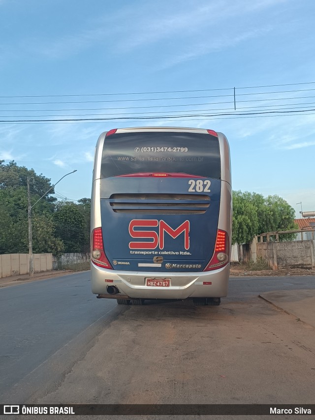 Transporte Coletivo Santa Maria 282 na cidade de Martinho Campos, Minas Gerais, Brasil, por Marco Silva. Número da foto: #12909401.