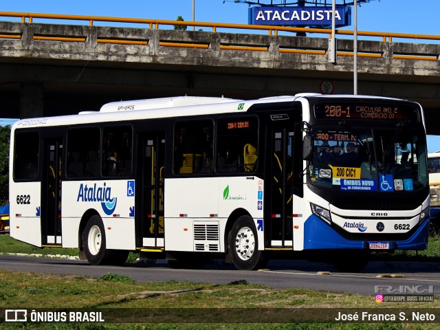 Viação Atalaia Transportes 6622 na cidade de Aracaju, Sergipe, Brasil, por José Franca S. Neto. Número da foto: #12910005.