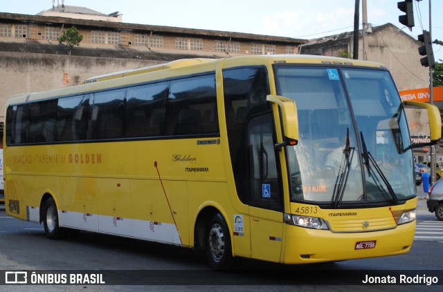 Viação Itapemirim 45813 na cidade de Rio de Janeiro, Rio de Janeiro, Brasil, por Jonata Rodrigo. Número da foto: #12909115.