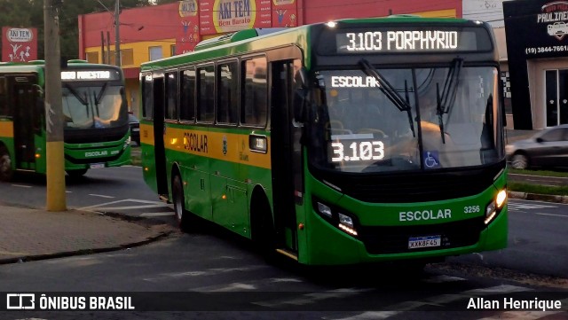 Transportes Capellini 3256 na cidade de Paulínia, São Paulo, Brasil, por Allan Henrique. Número da foto: #12912120.