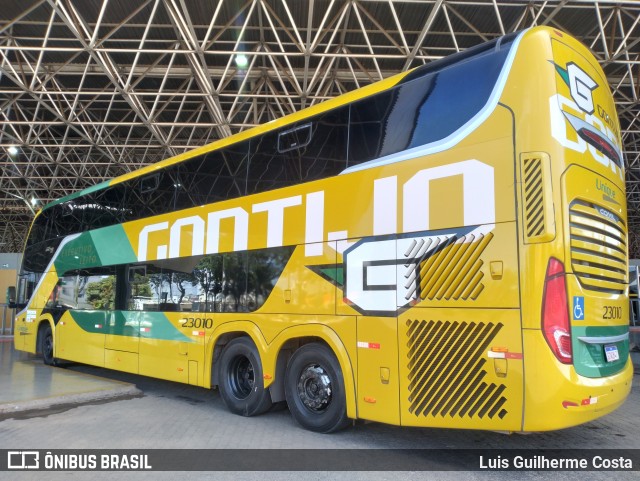 Empresa Gontijo de Transportes 23010 na cidade de Patos de Minas, Minas Gerais, Brasil, por Luis Guilherme Costa. Número da foto: #12911692.