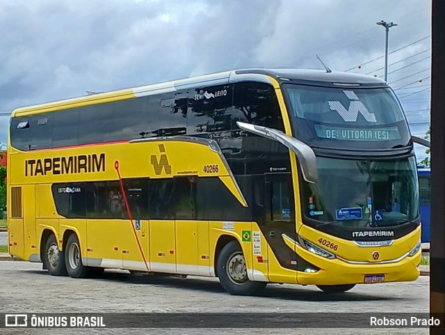 Viação Nova Itapemirim 40266 na cidade de São José dos Campos, São Paulo, Brasil, por Robson Prado. Número da foto: #12911787.