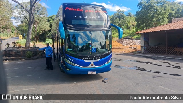 Marlim Azul Turismo 8001 na cidade de Matozinhos, Minas Gerais, Brasil, por Paulo Alexandre da Silva. Número da foto: #12912652.