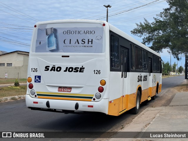 Expresso São José 126 na cidade de Tramandaí, Rio Grande do Sul, Brasil, por Lucas Steinhorst. Número da foto: #12911549.