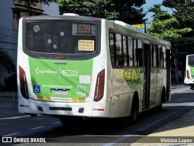Caprichosa Auto Ônibus B27215 na cidade de Rio de Janeiro, Rio de Janeiro, Brasil, por Vinicius Lopes. Número da foto: #12912993.
