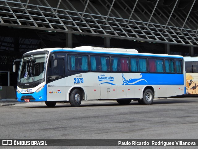 Viação Nossa Senhora dos Navegantes 2075 na cidade de Florianópolis, Santa Catarina, Brasil, por Paulo Ricardo  Rodrigues Villanova. Número da foto: #12912213.