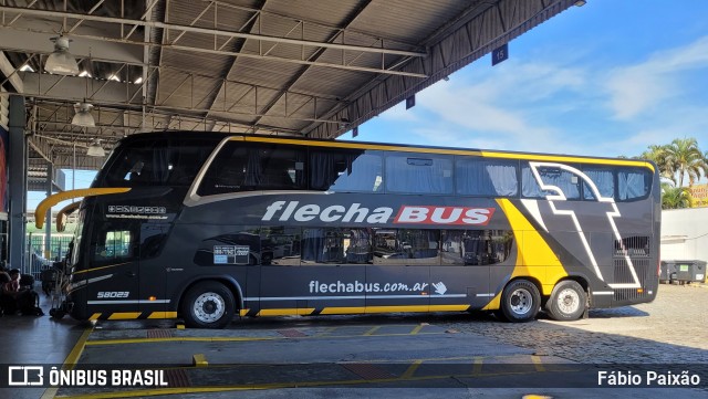 Flecha Bus 58023 na cidade de Balneário Camboriú, Santa Catarina, Brasil, por Fábio Paixão. Número da foto: #12911862.