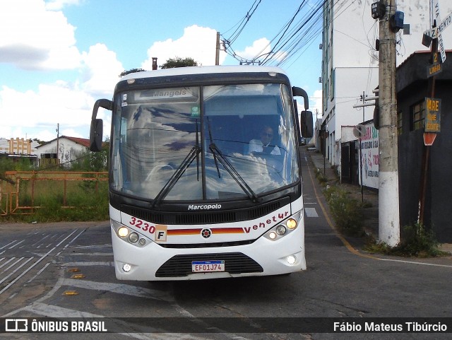 Venetur Turismo 3230 na cidade de Três Corações, Minas Gerais, Brasil, por Fábio Mateus Tibúrcio. Número da foto: #12912456.