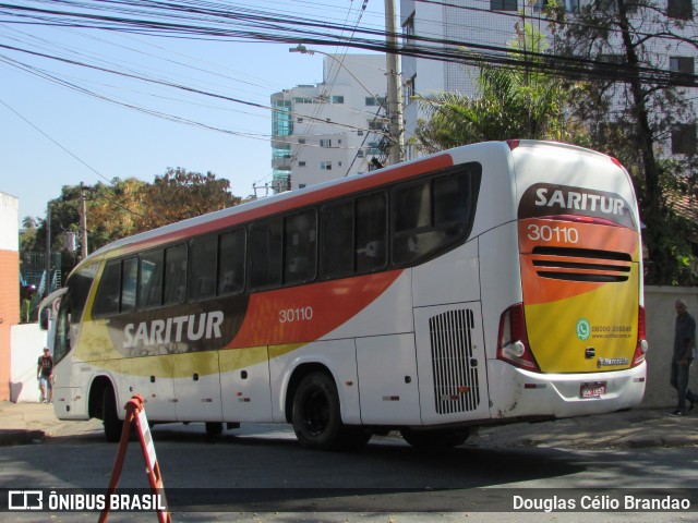 Saritur - Santa Rita Transporte Urbano e Rodoviário 30110 na cidade de Belo Horizonte, Minas Gerais, Brasil, por Douglas Célio Brandao. Número da foto: #12913543.