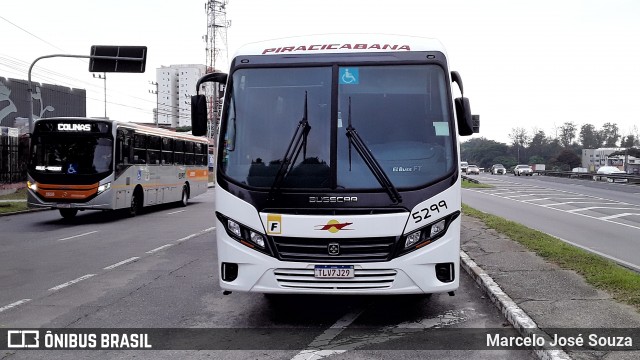 Viação Piracicabana 5299 na cidade de São José dos Campos, São Paulo, Brasil, por Marcelo José Souza. Número da foto: #12911820.