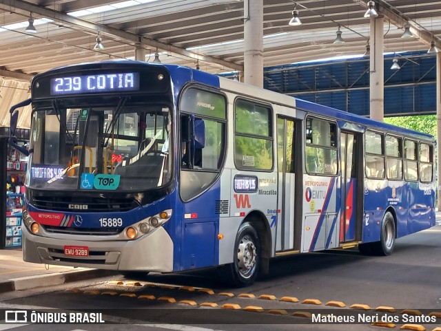 Viação Miracatiba 15.889 na cidade de Cotia, São Paulo, Brasil, por Matheus Neri dos Santos. Número da foto: #12911953.