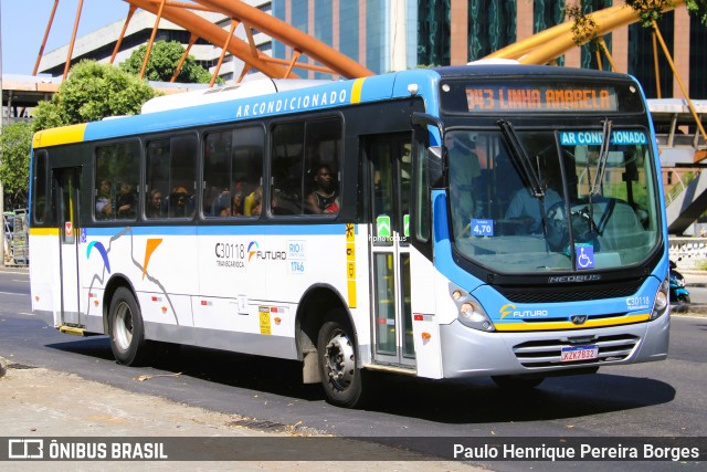 Transportes Futuro C30118 na cidade de Rio de Janeiro, Rio de Janeiro, Brasil, por Paulo Henrique Pereira Borges. Número da foto: #12912458.