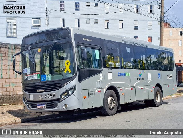 Expresso CampiBus 2358 na cidade de Campinas, São Paulo, Brasil, por Danilo Augusto. Número da foto: #12911249.