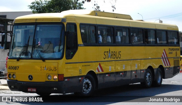 Viação Itapemirim 40087 na cidade de Rio de Janeiro, Rio de Janeiro, Brasil, por Jonata Rodrigo. Número da foto: #12912425.
