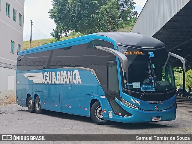 Viação Águia Branca 14016 na cidade de Ponte Nova, Minas Gerais, Brasil, por Samuel Tomás de Souza. Número da foto: #12911269.